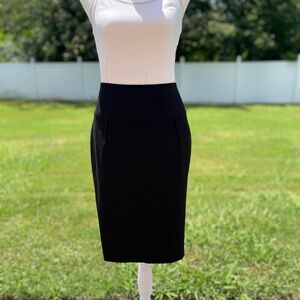 VENUS Black Knee-Length Classic Pencil Skirt Size 12